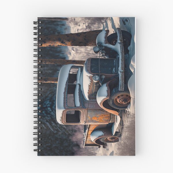 Item preview, Winter Pickup Truck #6, a perfect gift for all American Hot Rod fans designed and sold by RodZnRoll.