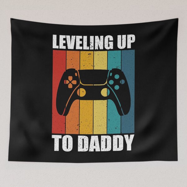 Item preview, Leveling Up To Daddy Retro designed and sold by Easton designer.