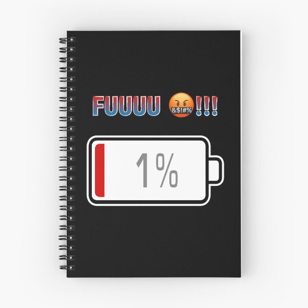 Item preview, Fuuuu !!! with Battery at 1% designed and sold by Moodific.