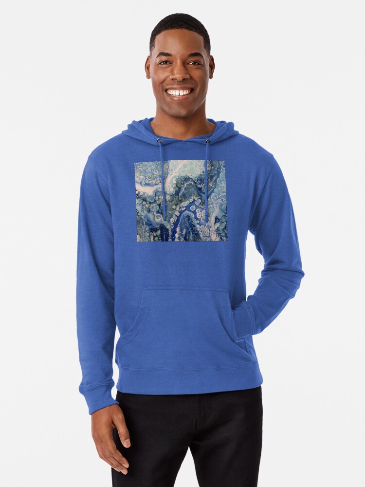 ocean blue hoodie