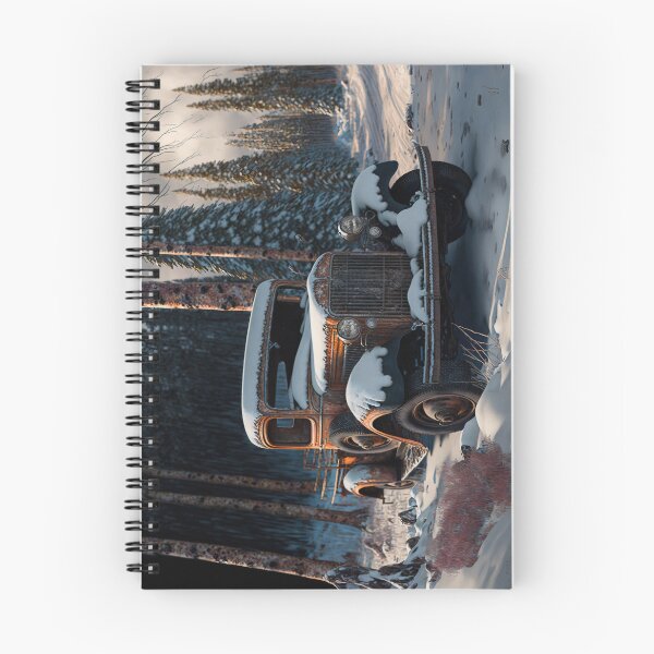 Item preview, Winter Pickup Truck #8, a perfect gift for all American Hot Rod fans designed and sold by RodZnRoll.