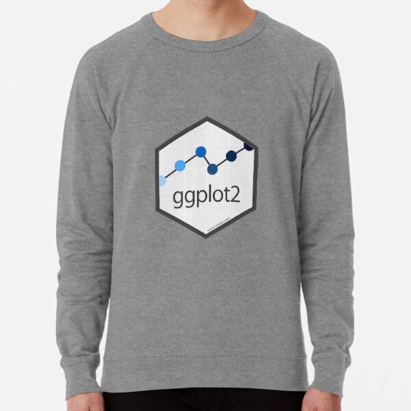 ggplot2 -- tidyverse library Lightweight Sweatshirt