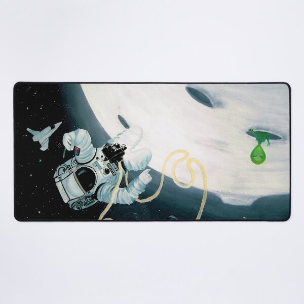 Item preview, Spaceman Floating in Space designed and sold by Melissa J Barrett.