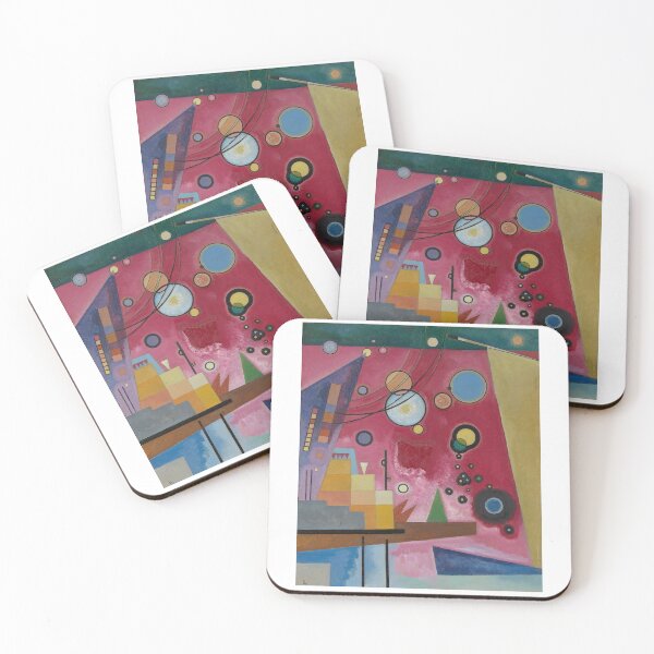 Item preview, Wassily Kandinsky Heavy red (1924)  | Wassily Kandinsky abstract art designed and sold by TeeARTHY.
