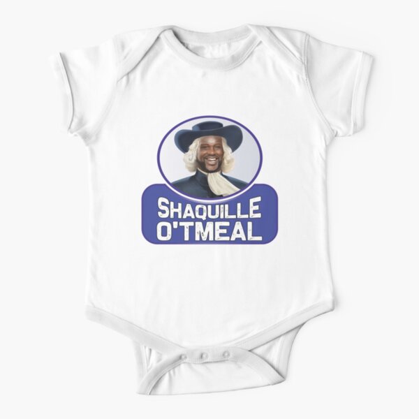 Shaquille Oatmeal Shirt Funny Shaquille O'tmeal Short Sleeve Baby One-Piece
