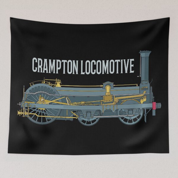 Item preview, Crampton 1846 Steam Locomotive Diagram Gift designed and sold by Maljonic.