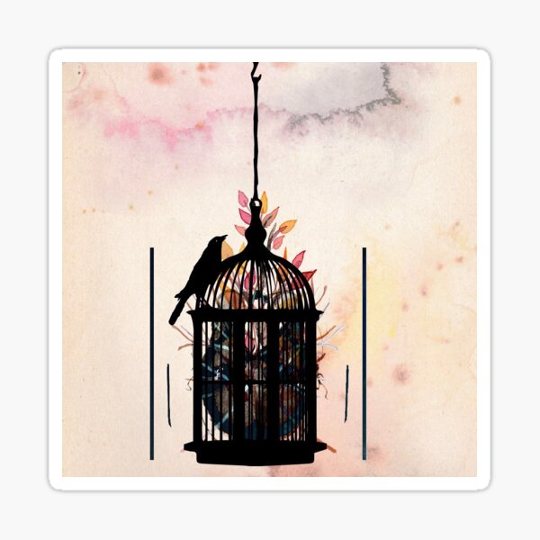 Caged headache Sticker