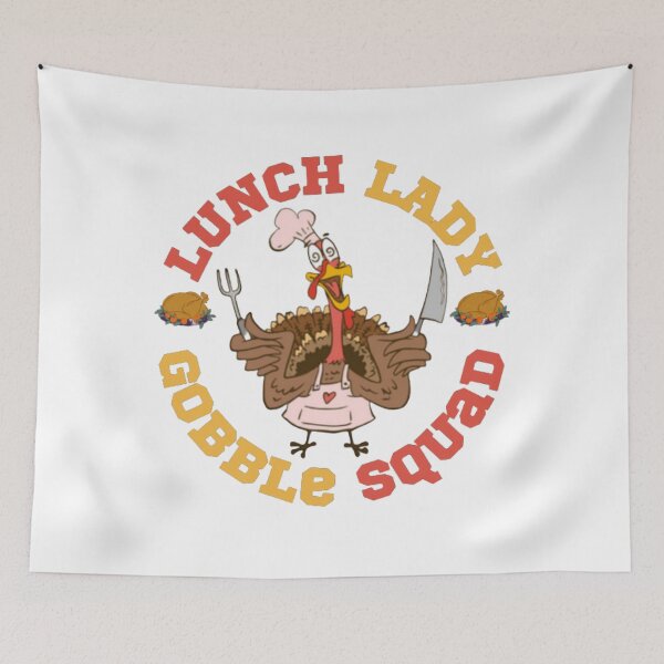 Item preview, Lunch Lady Gobble Squad Best Funny T-shirt designed and sold by ChopshopTEXT.