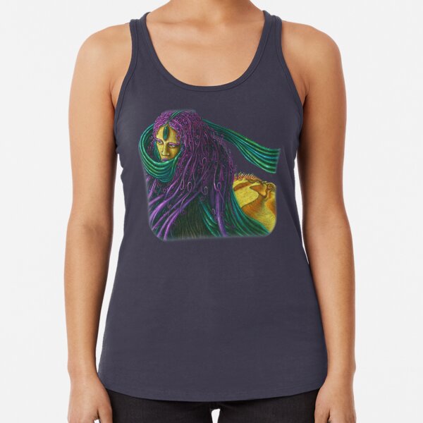 Desert Woman Racerback Tank Top