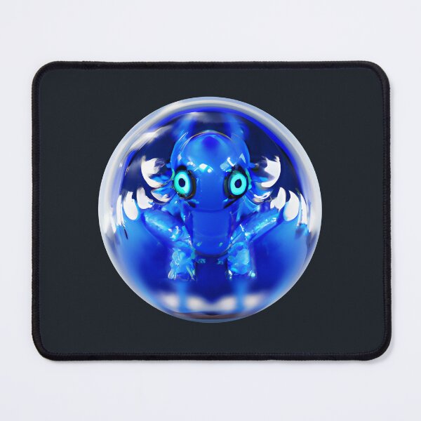Item preview, Cute Blue Amphibian Inside a Glass Sphere designed and sold by Chubuter.