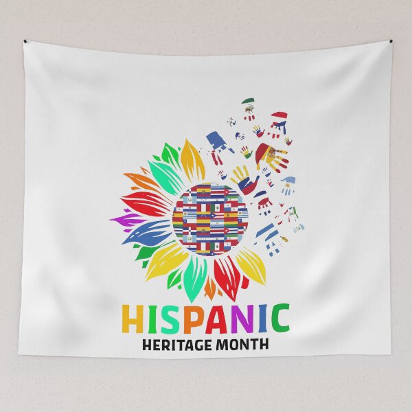 Item preview, Hand Flags Sunflower Root Latino Hispanic Heritage Month designed and sold by Best Designer.