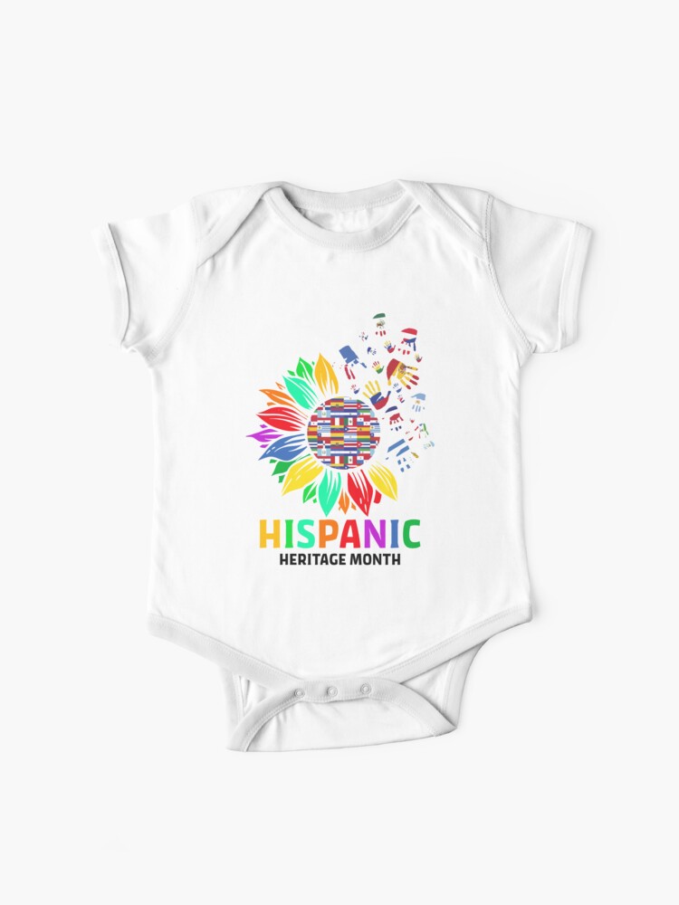 Baby Jersey National Hispanic Heritage Month Onesie - Spanish