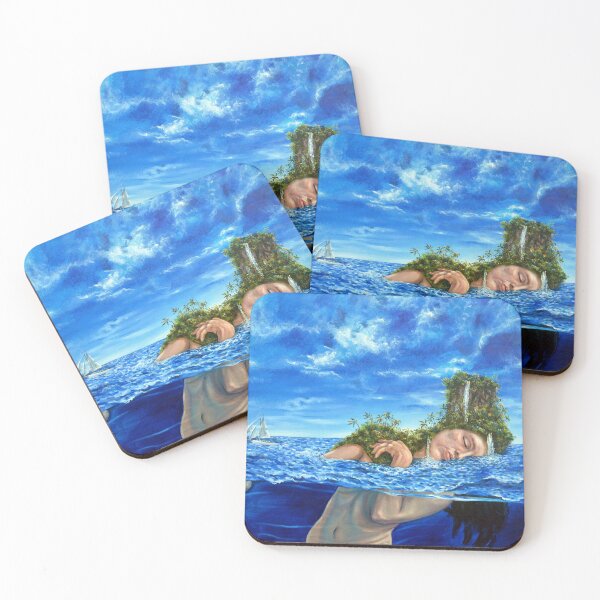 Item preview, A woman is an Island designed and sold by AmandaFineArt.