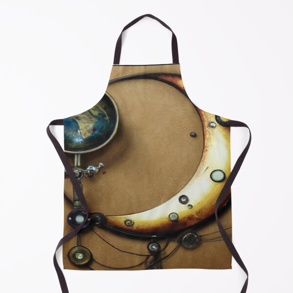 Item preview, Steampunk luna y tierra designed and sold by DuniDesign.