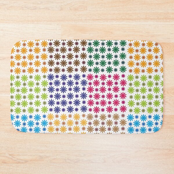 Item preview, Margaridas coloridas Colcha de retalhos designed and sold by GirlaineSQ.