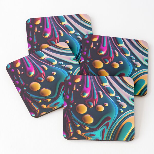 Item preview, Colorful paint raindrops designed and sold by DizPix.
