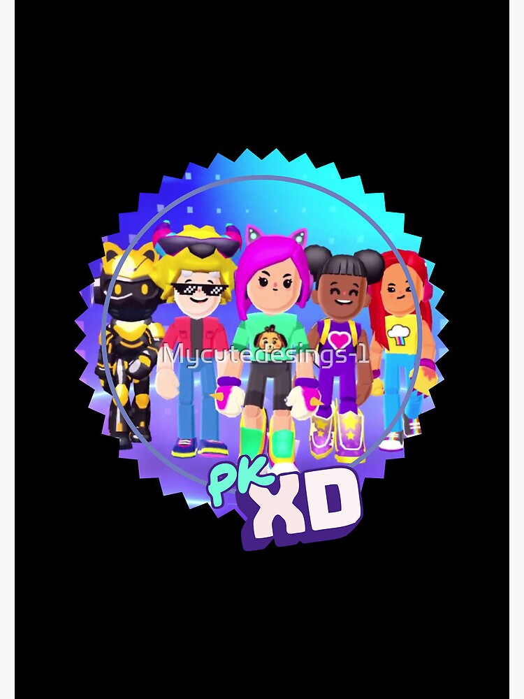 "PK XD, New game, pk xd kids game,pk xd for kids. " Spiral Notebook for