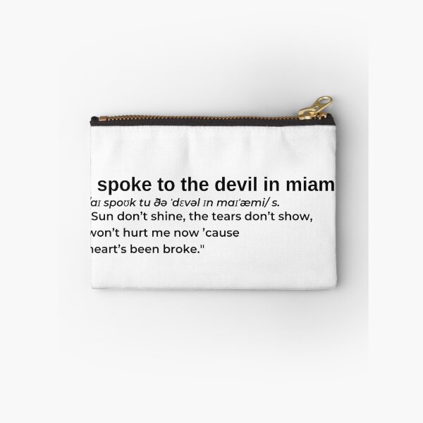 Item preview, I Spoke To The Devil In Miami, He Said Everything Would Be Fine by XXXTentacion designed and sold by RapLyricsStore.