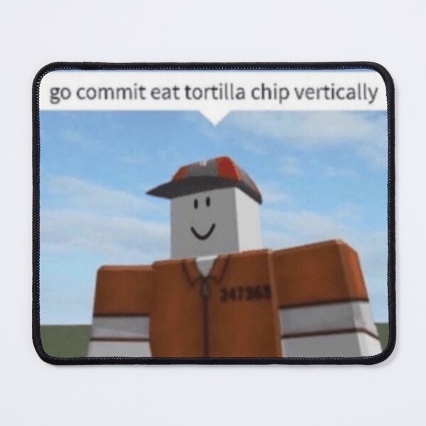 Item preview, go commit eat tortilla chip vertically designed and sold by EliasBNSA.