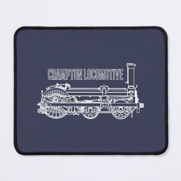 Item preview, Crampton 1846 Steam Locomotive Blueprint Diagram Gift designed and sold by Maljonic.