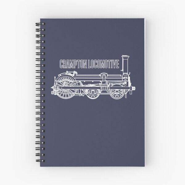 Item preview, Crampton 1846 Steam Locomotive Blueprint Diagram Gift designed and sold by Maljonic.