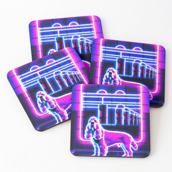 Item preview, Neon Spaniel Clumber designed and sold by Winging-It.