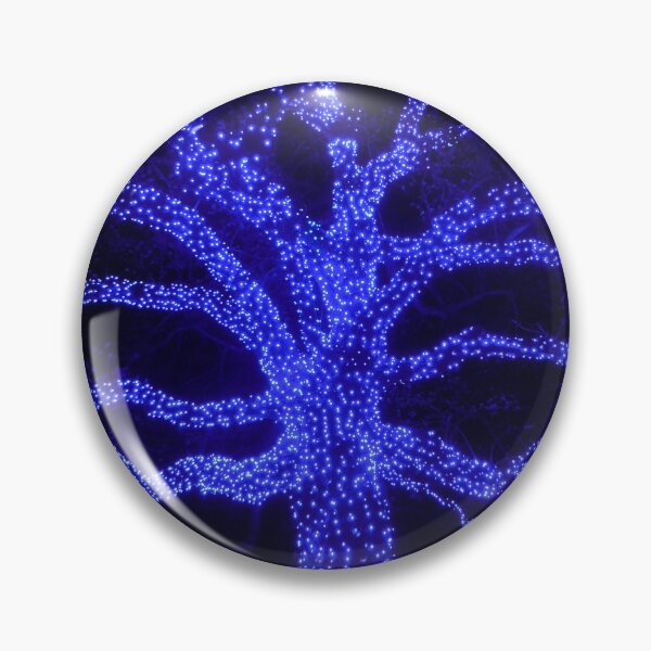 Item preview, Blue tree lights at MOBot Garden Glow designed and sold by PowerfulPhotos.