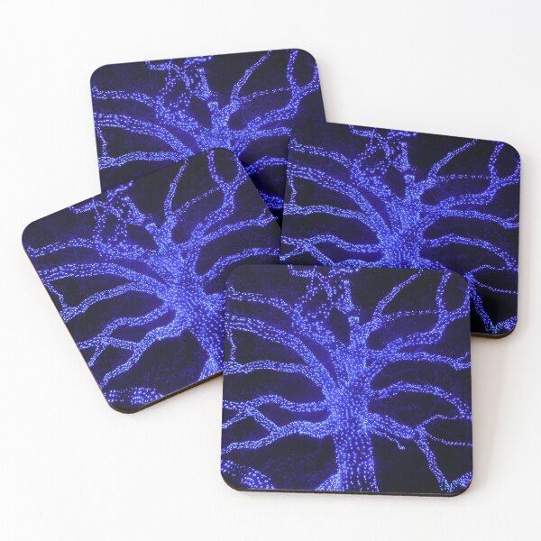 Item preview, Blue tree lights at MOBot Garden Glow designed and sold by PowerfulPhotos.