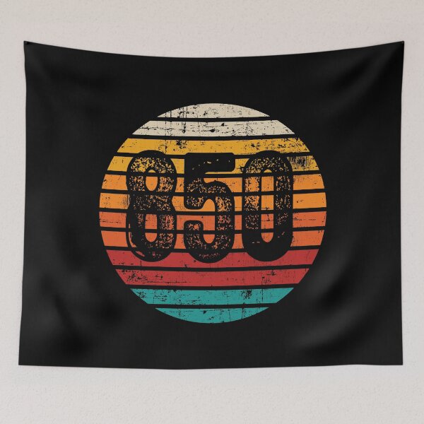 Item preview, Distressed Vintage Sunset 850 Area Code designed and sold by Gold Wings Tees.