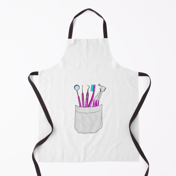 Item preview, Pink dental instruments in a pocket designed and sold by guaka-molly.