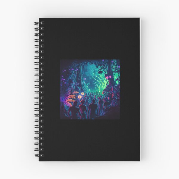 Item preview, Fiesta Psicodélica en el Bosque Fractal designed and sold by 3ThePrompt.