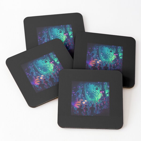 Item preview, Psychedelic Party in the Fractal Forest designed and sold by 3ThePrompt.