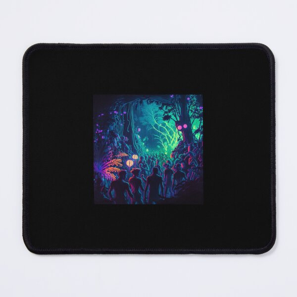 Item preview, Psychedelic Party in the Fractal Forest designed and sold by 3ThePrompt.