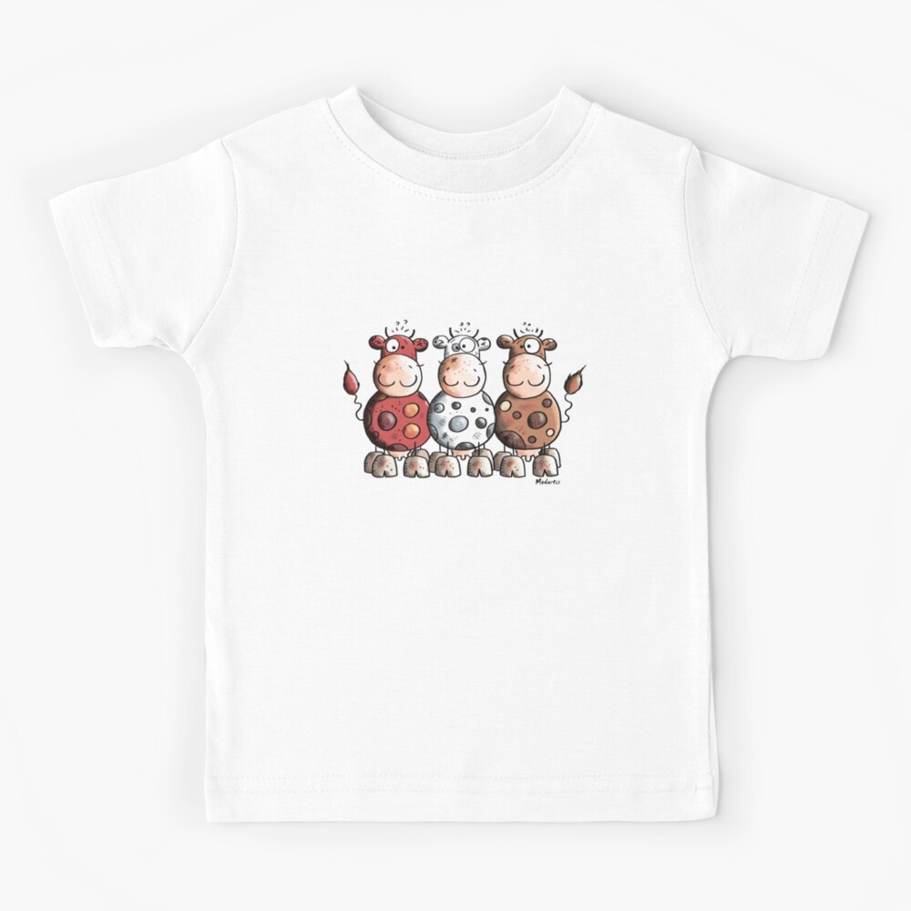 Three colourful cows - Cow - Cartoon - Gift Three colourful cows - Cow - Cartoon - Gift