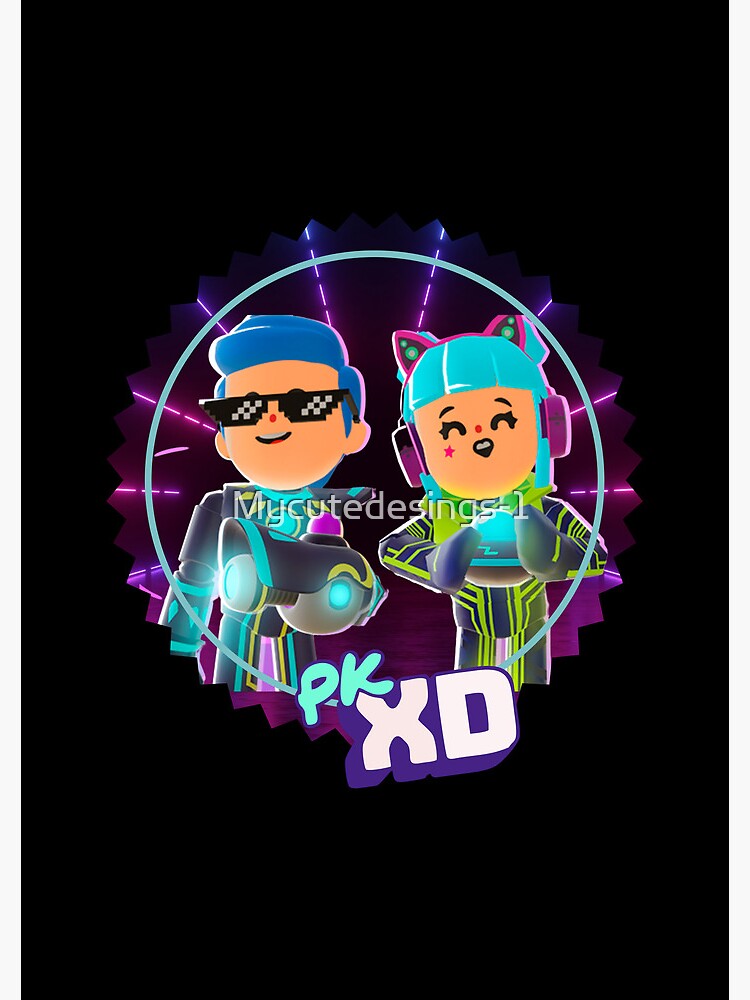 "PK XD, New game, pk xd kids game,pk xd for kids. " Spiral Notebook for