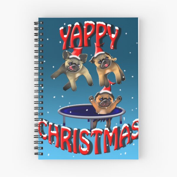 Item preview, yappy christmas from the pugs designed and sold by gruntpig.