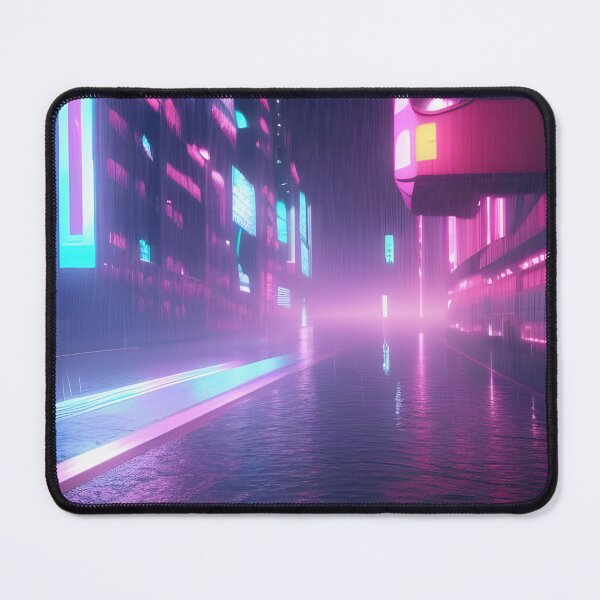 Item preview, Raining in a Cyberpunk Dystopia designed and sold by Mr-Saxon.