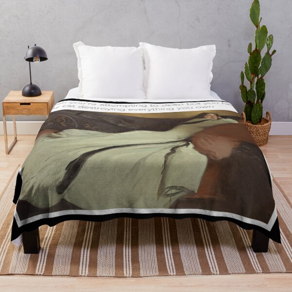 Item preview, When you're attempting to sleep but you hear your cat - Thanksgiving, Christmas And Birthday Party Gift Ideas for Classic Memes Lovers and Fans designed and sold by Memeing Everything.