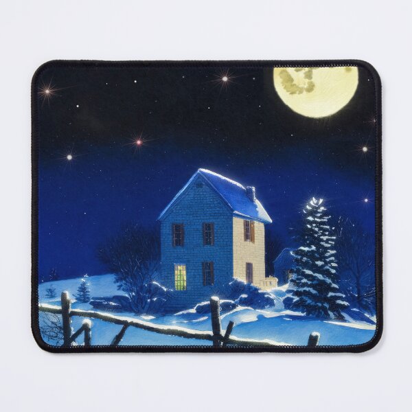 Item preview, A Lone Light Shines on Christmas Eve designed and sold by kenmo.
