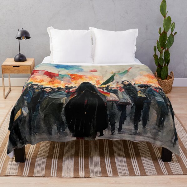 Item preview, Anti hijab and anti government protests in Iran - women protesting designed and sold by justinasv775.
