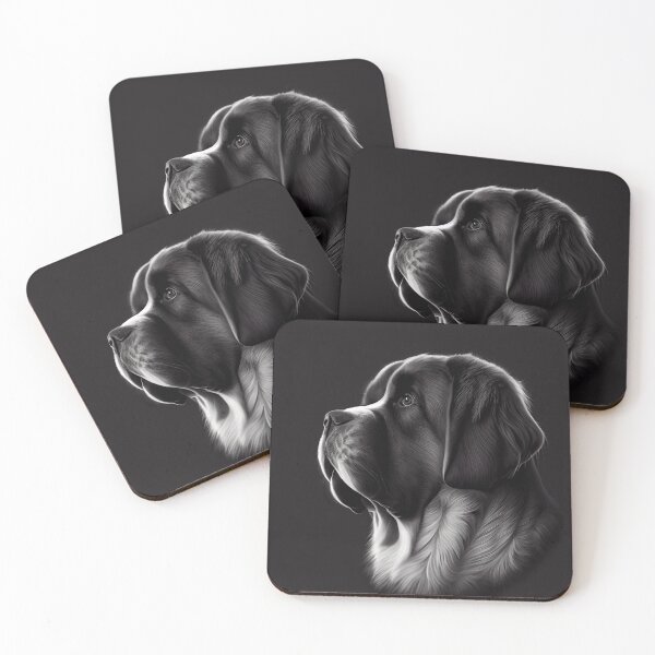 Item preview, Saint bernard dog. Mountain dog with cute face. designed and sold by MimozaStudio.