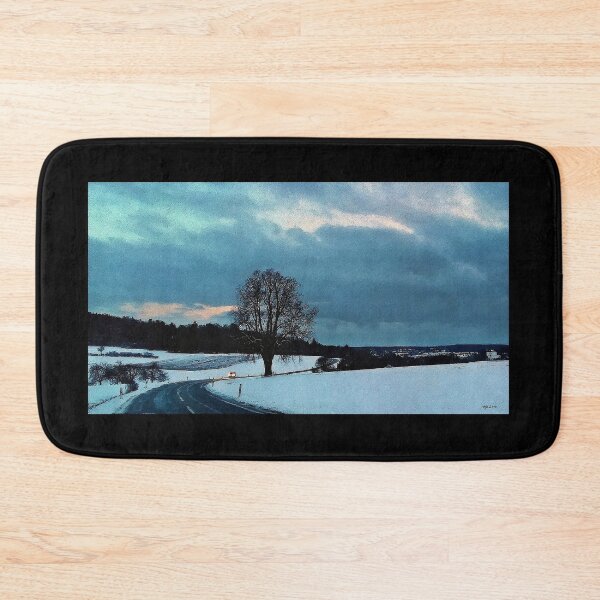 Item preview, street with Linden tree in winter designed and sold by Wolfgang Schweizer.