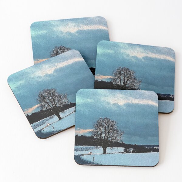 Item preview, street with Linden tree in winter designed and sold by Wolfgang Schweizer.
