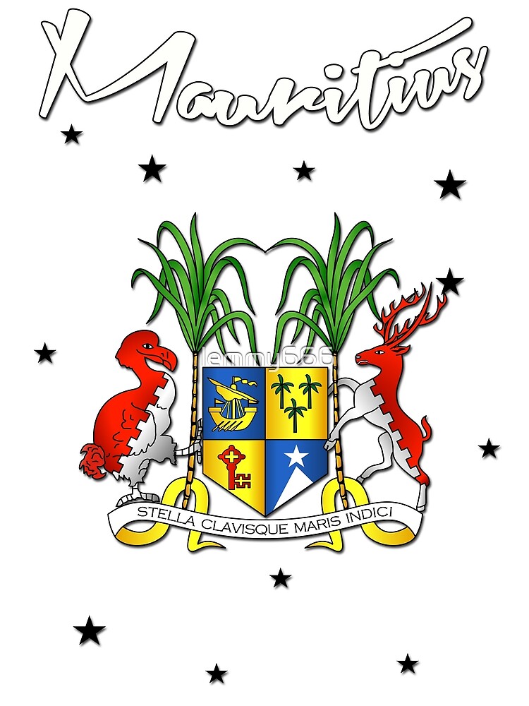&ldquo;Mauritius - Coat of Arms - Flag Design - Paradise&rdquo; Poster by lemmy666