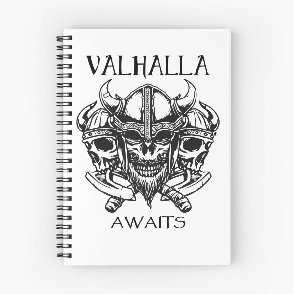 Item preview,  Valhalla Awaits - 3 Vikings Warrior Black and White designed and sold by Georgy09.