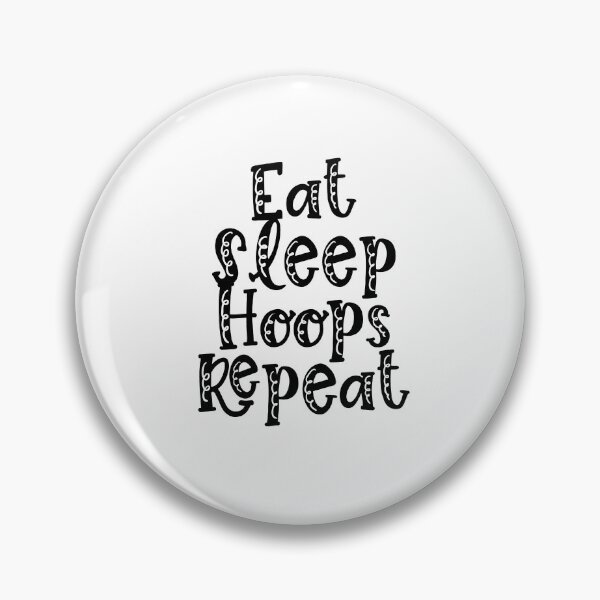 Item preview, Eat Sleep Hoops Repeat designed and sold by nextneveldesign.