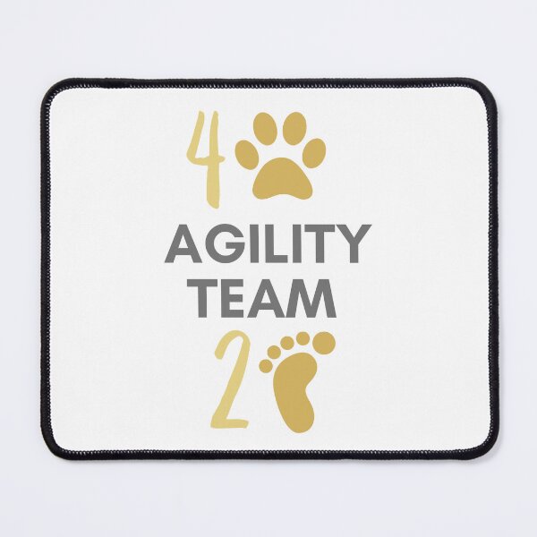 Item preview, Agility team 4 legs and 2 feet in gray and gold designed and sold by PausePapote.