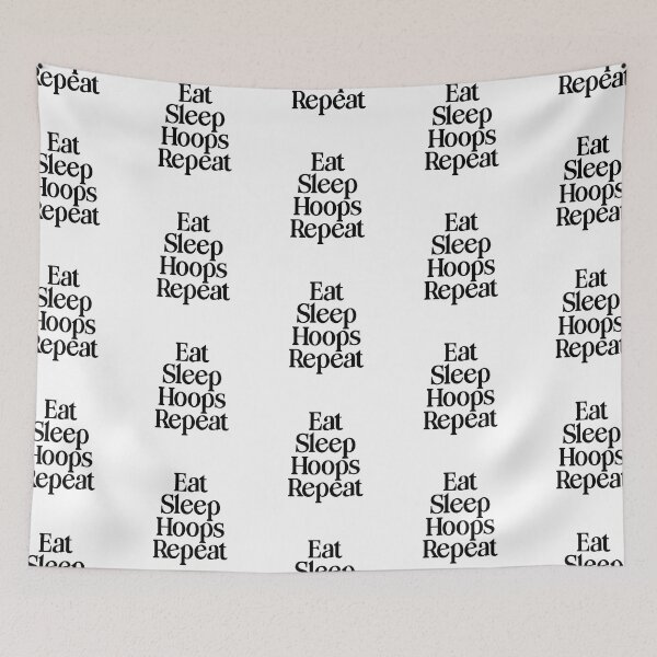 Item preview, Eat Sleep Hoops Repetir designed and sold by nextneveldesign.