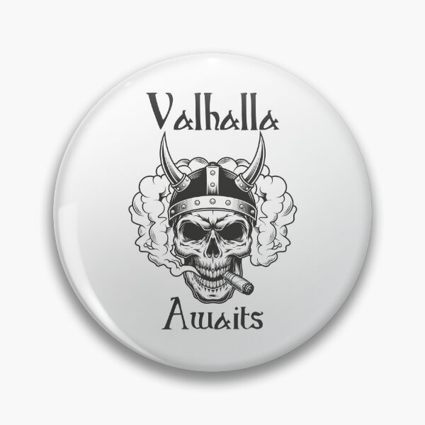 Item preview,  Valhalla espera - Cráneo fumando designed and sold by Georgy09.