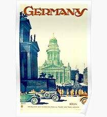 Vintage Deutschland Reise Poster Poster